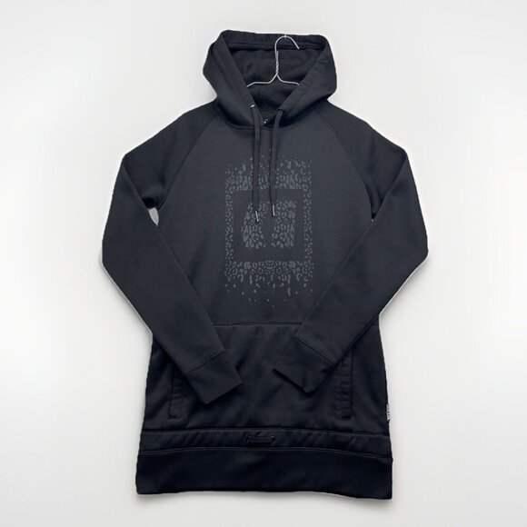 Y2K Armada Skis Classic Long Hoodie WomSz M Black Snowboard Ski Pullover Fleece - Picture 1 of 13